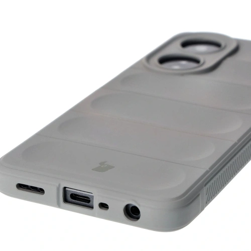 Pancerne etui Bizon Case Tur do Oppo A58 4G jasnoszare