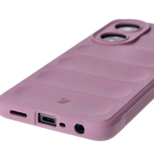 Pancerne etui Bizon Case Tur do Oppo A58 4G jasnofioletowe