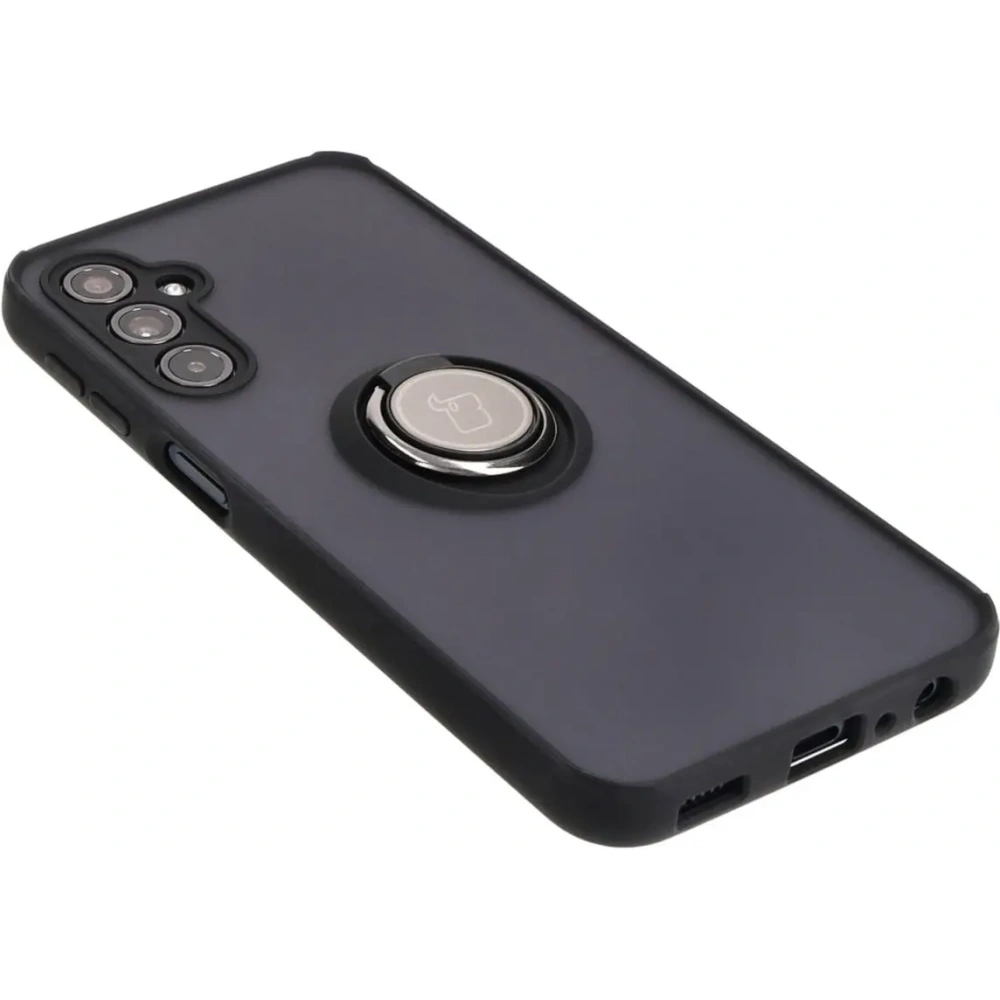 Hurtownia GSM - Bizon Case Hybrid Ring Samsung Galaxy M34 5G fumuriu cu un cadru negru - BIZ3974 - {ean13} - Hurt