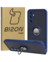 Hurtownia GSM - Etui s úchytem na prst Bizon Case Hybrid Ring pro Samsung Galaxy M34 5G kouřové s modrým rámečkem - BIZ3975 - {ean13} - Hurt