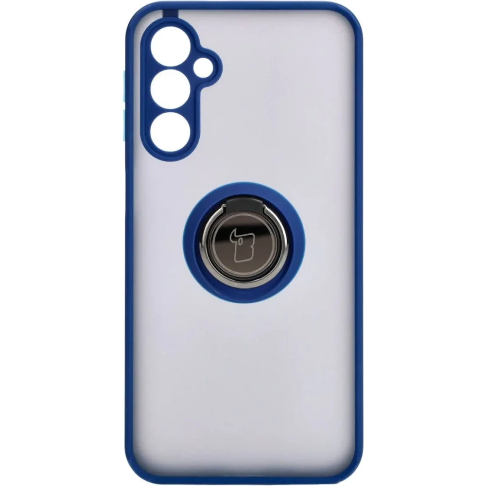 Hurtownia GSM - Bizon Case Hybrid Ring Samsung Galaxy M34 5G fumuriu cu un cadru albastru închis - BIZ3975 - {ean13} - Hurt