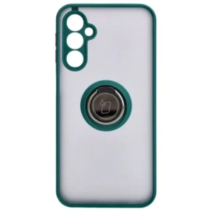 Hurtownia GSM - Etui z uchwytem na palec Bizon Case Hybrid Ring do Samsung Galaxy M34 5G przydymione z ciemnozieloną ramką - BIZ3976 - {ean13} - Hurt