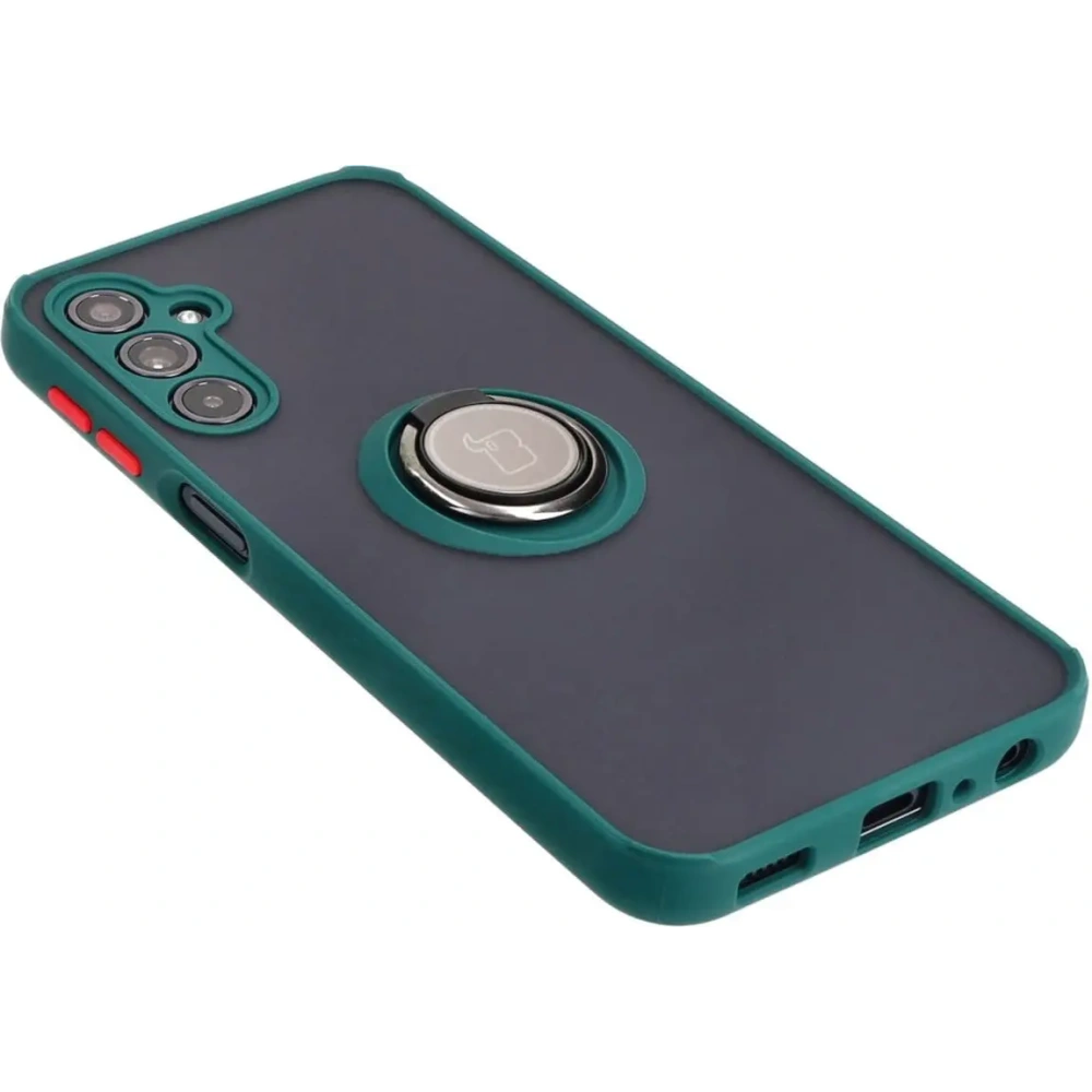 Wholesale Bizon Case Hybrid Ring Samsung Galaxy M34 5G smoky with a dark green frame - BIZ3976 - {ean13} - Hurt