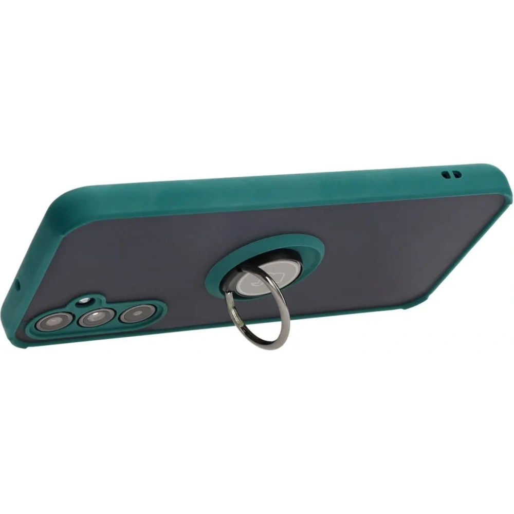 Wholesale Bizon Case Hybrid Ring Samsung Galaxy M34 5G smoky with a dark green frame - BIZ3976 - {ean13} - Hurt