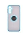 Hurtownia GSM - Etui s úchopem na prst Bizon Case Hybrid Ring do Samsung Galaxy M34 5G kouřové s jasně modrým rámečkem - BIZ3977 - {ean13} - Hurt