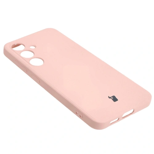 Etui Bizon Case Silicone Sq do Samsung Galaxy S24 jasnoróżowe