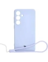 Caz de silicon Bizon Sq Samsung Galaxy S24 purpuriu deschis