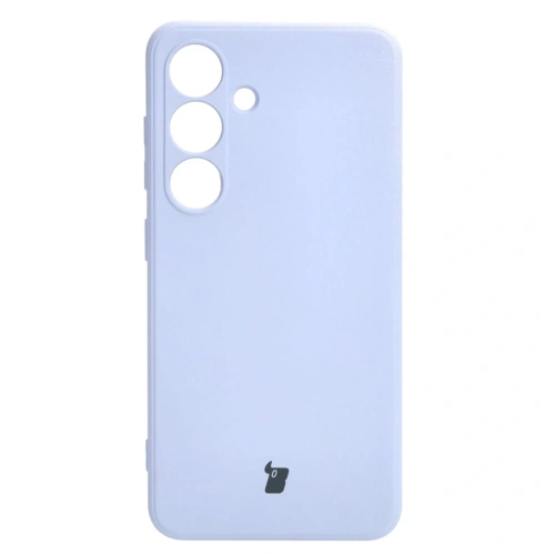 Etui Bizon Case Silicone Sq do Samsung Galaxy S24 jasnofioletowe