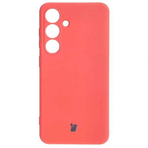Etui Bizon Case Silicone Sq do Samsung Galaxy S24 brudny róż