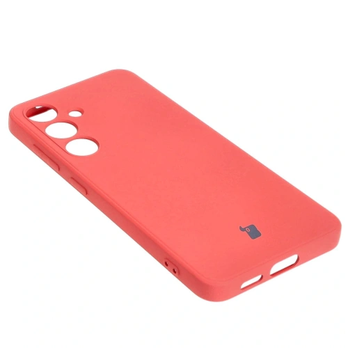 Etui Bizon Case Silicone Sq do Samsung Galaxy S24 brudny róż