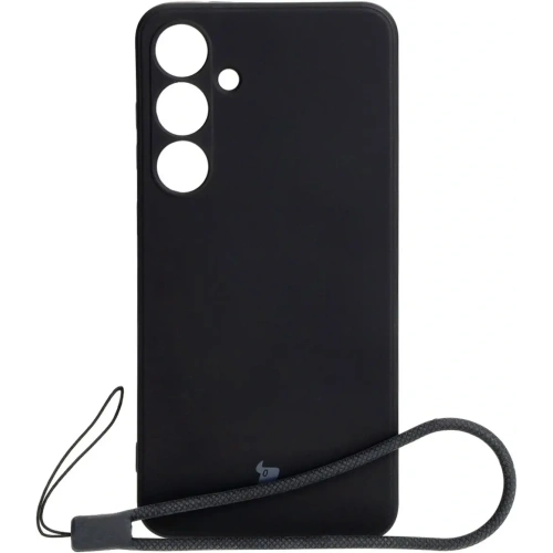 Etui Bizon Case Silicone Sq do Samsung Galaxy S24 Plus czarne