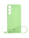 Bizon Case Silicone Sq Samsung Galaxy S24 Plus light green