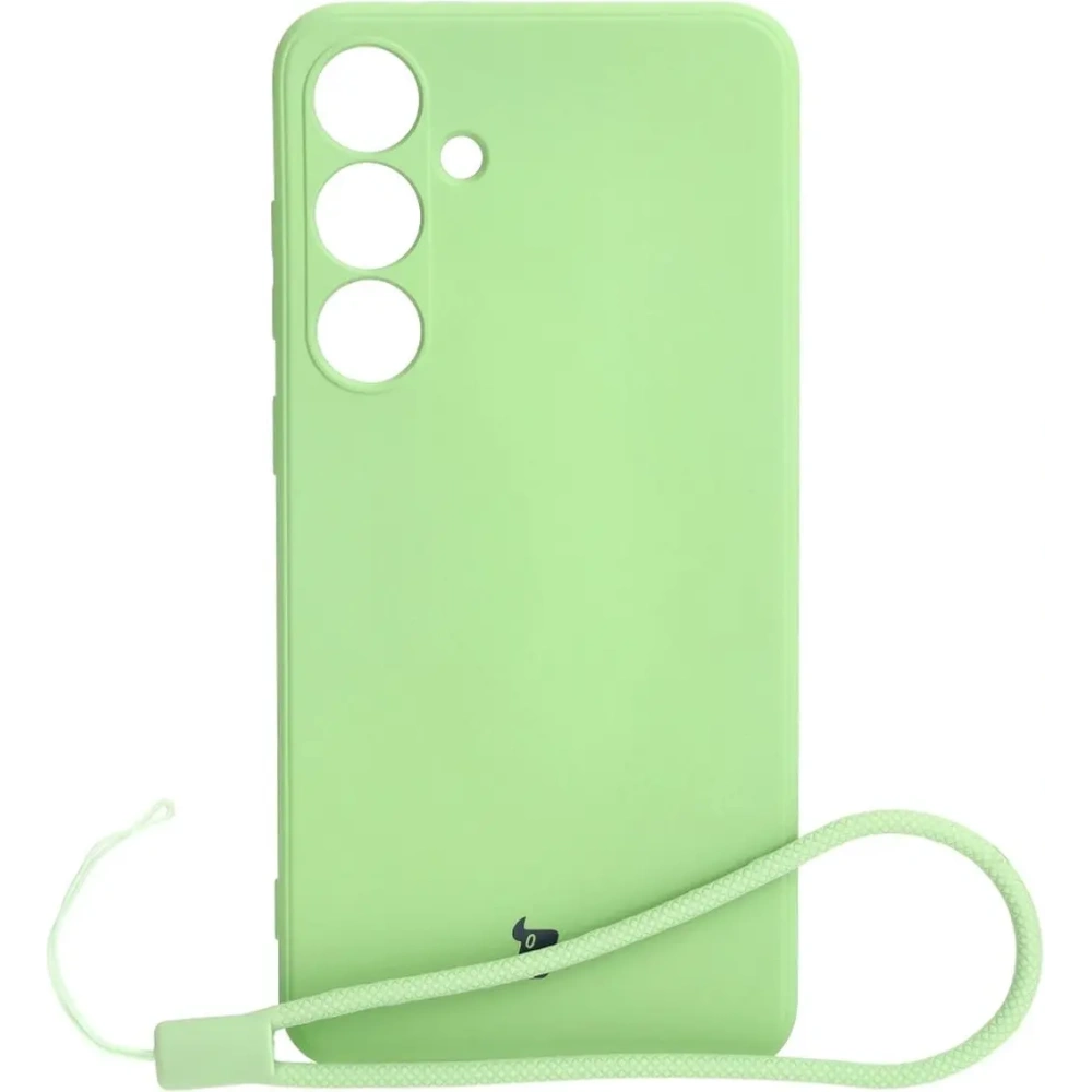 Hurtownia GSM - Etui Bizon Case Silicone Sq do Samsung Galaxy S24 Plus jasně zelené - BIZ3992 - {ean13} - Hurt