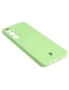 Wholesale Bizon Case Silicone Sq Samsung Galaxy S24 Plus light green - BIZ3992 - {ean13} - Hurt