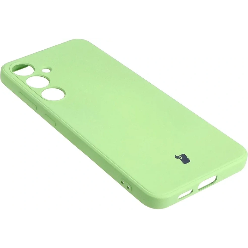 Wholesale Bizon Case Silicone Sq Samsung Galaxy S24 Plus light green - BIZ3992 - {ean13} - Hurt