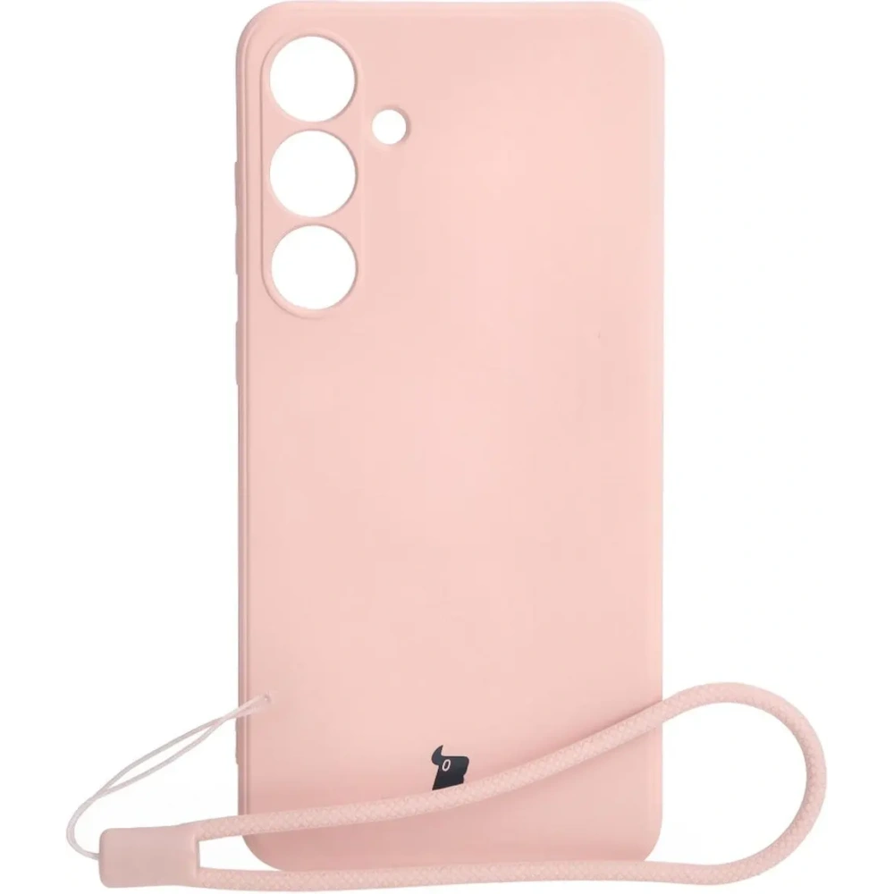 Hurtownia GSM - Etui Bizon Case Silicone Sq do Samsung Galaxy S24 Plus světle růžové - BIZ3993 - {ean13} - Hurt