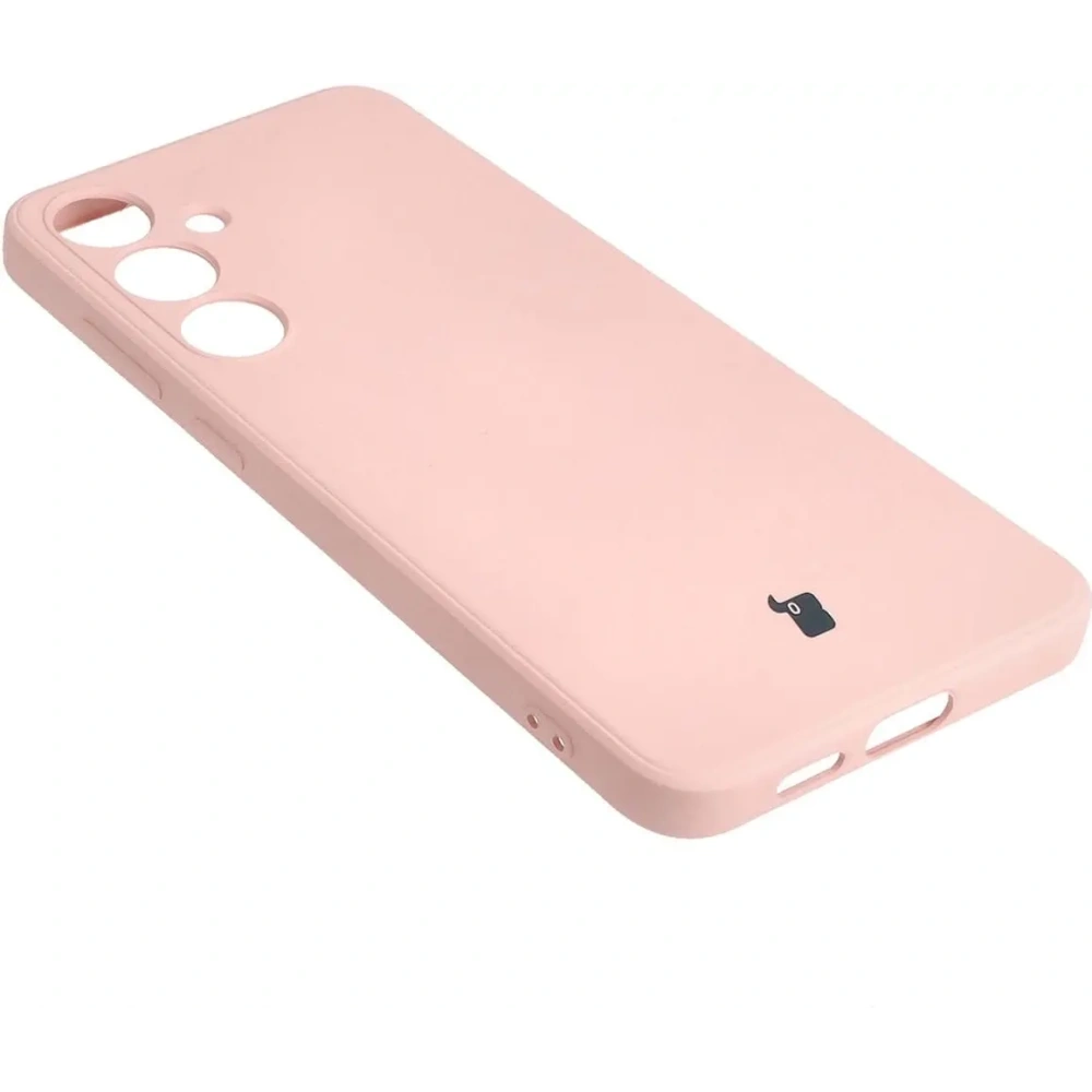 Wholesale Bizon Case Silicone Sq Samsung Galaxy S24 Plus light pink - BIZ3993 - {ean13} - Hurt