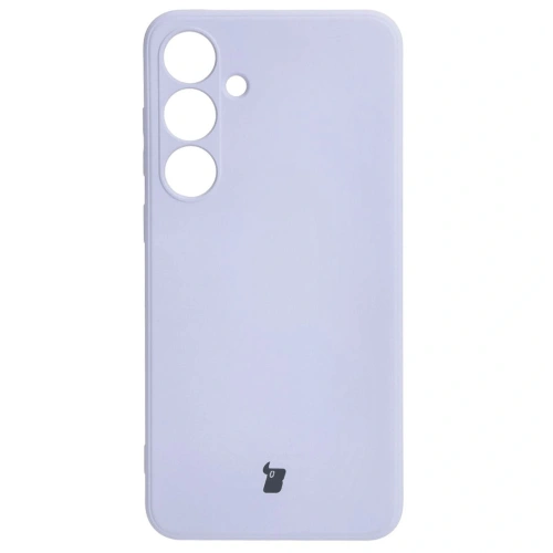 Etui Bizon Case Silicone Sq do Samsung Galaxy S24 Plus jasnofioletowe