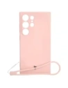 Bizon Case Silikon Sq Samsung Galaxy S24 Ultra hellrosa