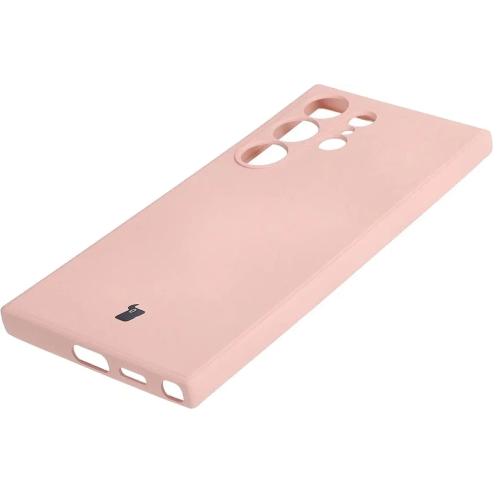 Wholesale Bizon Case Silicone Sq Samsung Galaxy S24 Ultra light pink - BIZ3998 - {ean13} - Hurt