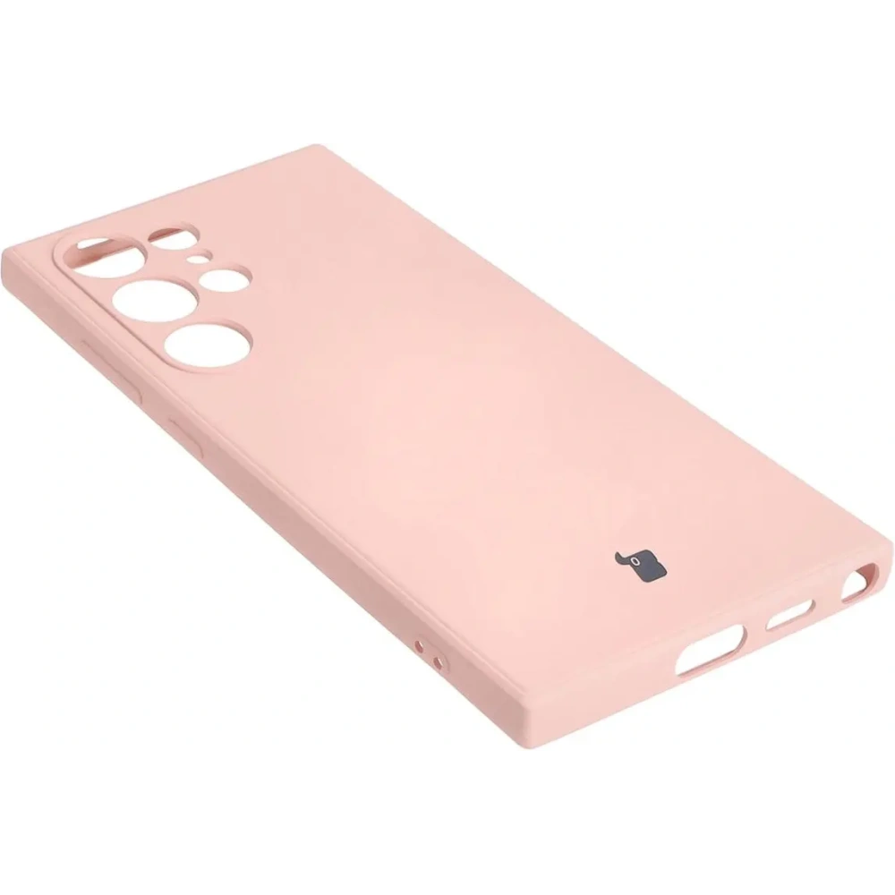 Wholesale Bizon Case Silicone Sq Samsung Galaxy S24 Ultra light pink - BIZ3998 - {ean13} - Hurt
