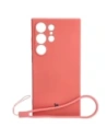 Bizon Case Silicone Sq Samsung Galaxy S24 Ultra dirty pink