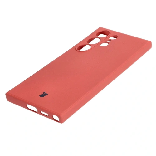 Etui Bizon Case Silicone Sq do Samsung Galaxy S24 Ultra brudny róż