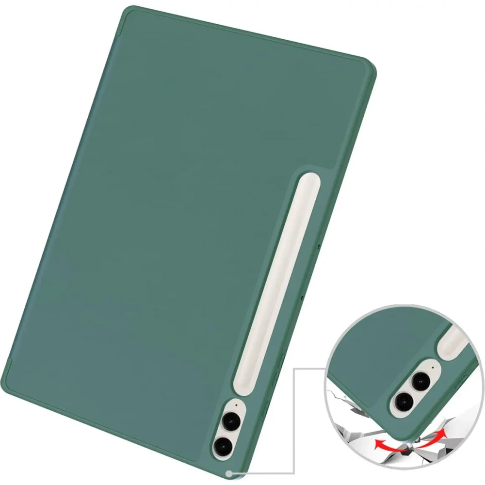 Wholesale Bizon Case Tab Lizard Samsung Galaxy Tab S9 FE Plus dark green - BIZ4001 - {ean13} - Hurt