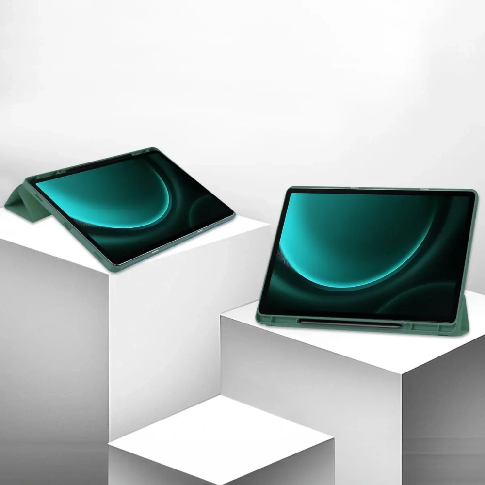 Wholesale Bizon Case Tab Lizard Samsung Galaxy Tab S9 FE Plus dark green - BIZ4001 - {ean13} - Hurt