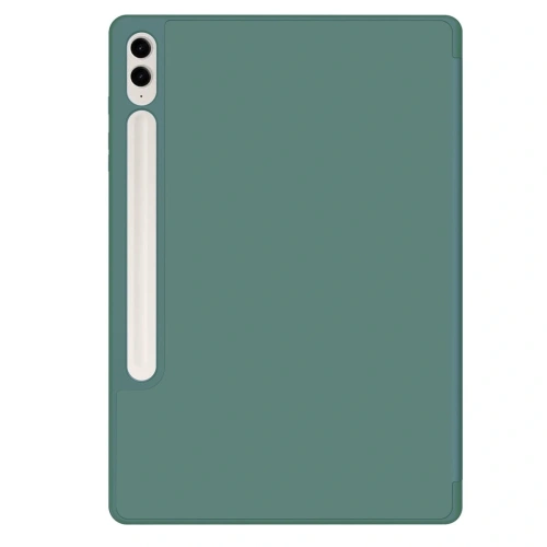 Etui Bizon Case Tab Lizard do Samsung Galaxy Tab S9 FE Plus ciemnozielone