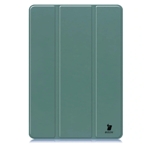 Etui Bizon Case Tab Lizard do Samsung Galaxy Tab S9 FE Plus ciemnozielone
