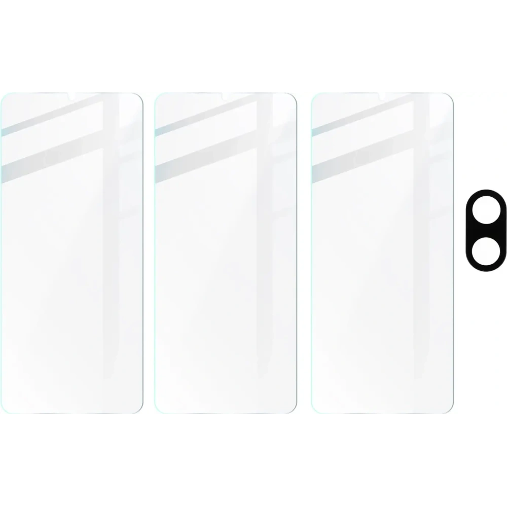 Hurtownia GSM - BIZON Clear 3x kijelző üveg + kamera üveg Redmi 13C/Poco C65 - BIZ4004 - {ean13} - Hurt