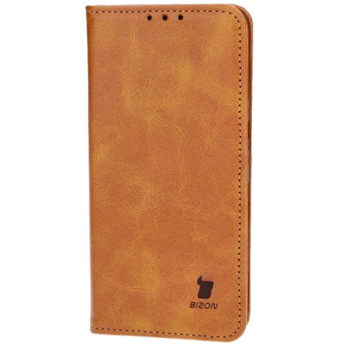 Etui z klapką Bizon Case Pocket Pro do Google Pixel 8 brązowe