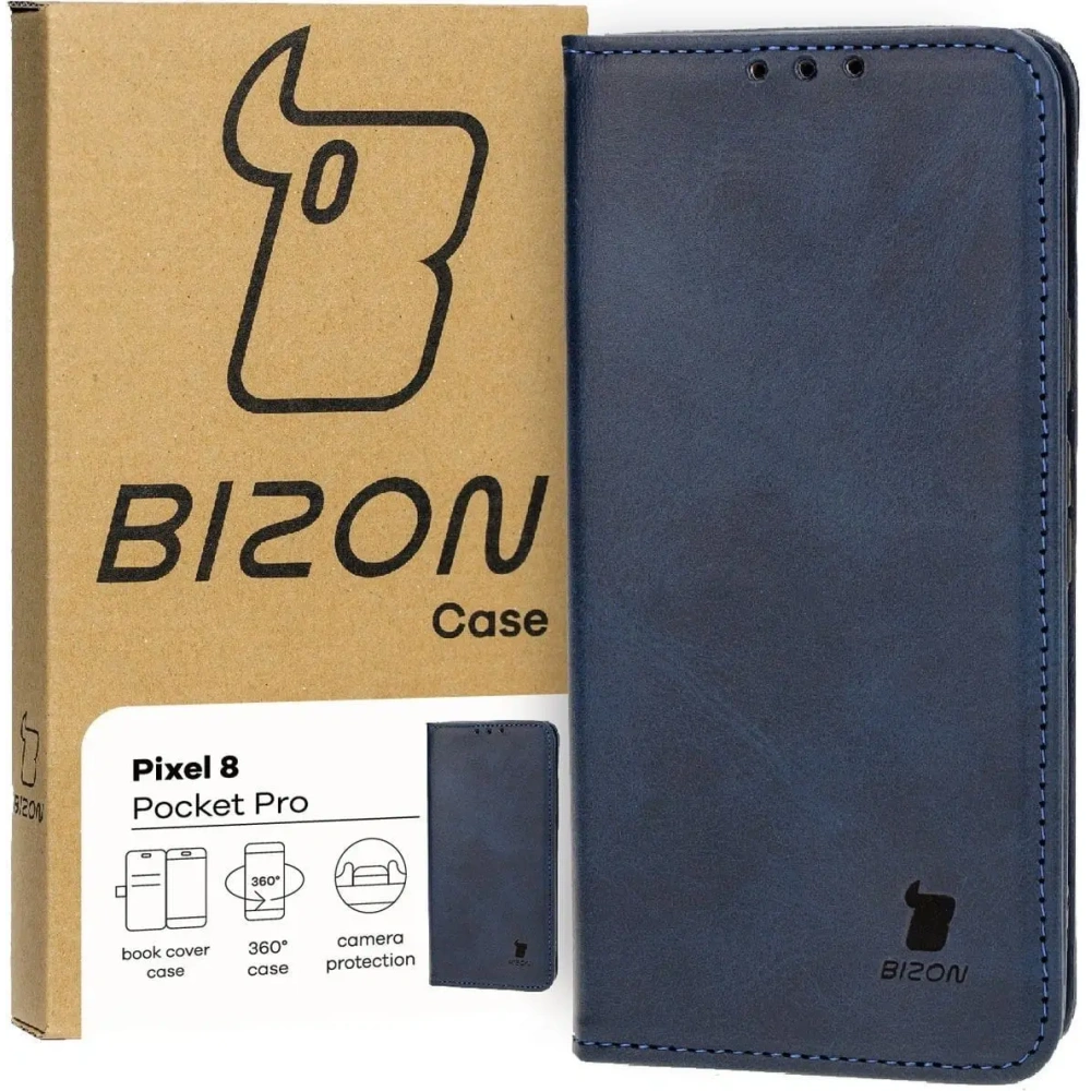 Hurtownia GSM - Bizon Case Pocket Pro Google Pixel 8 albastru marin - BIZ4006 - {ean13} - Hurt