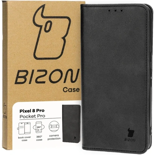 Etui z klapką Bizon Case Pocket Pro do Google Pixel 8 Pro czarne