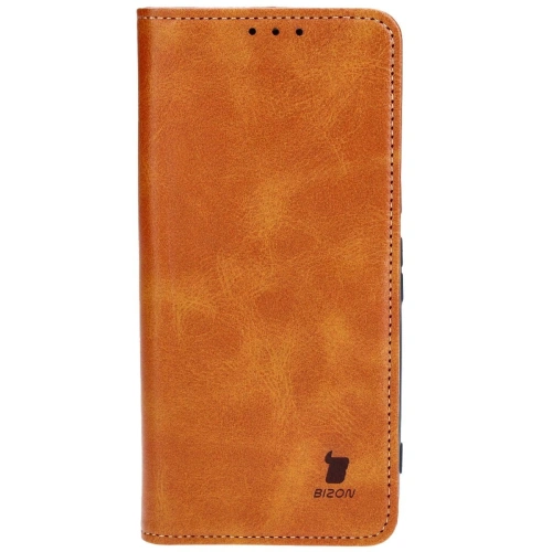 Etui z klapką Bizon Case Pocket Pro do Google Pixel 8 Pro brązowe