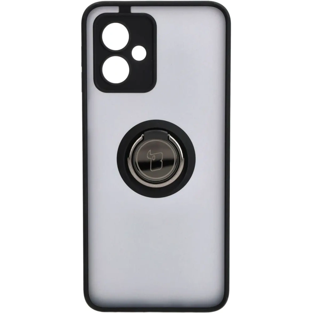 Wholesale Bizon Case Hybrid Ring Motorola Moto G54 5G smoky with a black frame - BIZ4011 - {ean13} - Hurt