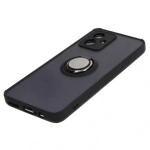 Hurtownia GSM - Etui s úchytem na prst Bizon Case Hybrid Ring pro Motorola Moto G54 5G kouřové s černým rámečkem - BIZ4011 - {ean13} - Hurt