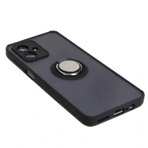 Hurtownia GSM - Etui s úchytem na prst Bizon Case Hybrid Ring pro Motorola Moto G54 5G kouřové s černým rámečkem - BIZ4011 - {ean13} - Hurt
