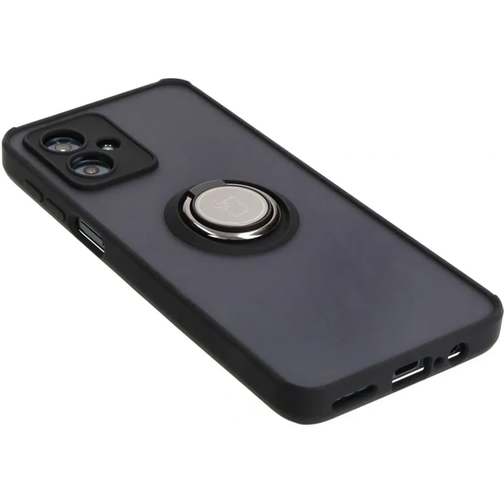 Wholesale Bizon Case Hybrid Ring Motorola Moto G54 5G smoky with a black frame - BIZ4011 - {ean13} - Hurt
