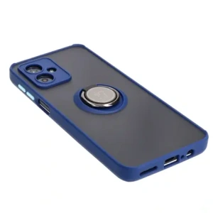 Hurtownia GSM - Etui z uchwytem na palec Bizon Case Hybrid Ring do Motorola Moto G54 5G kouřové s modrým rámečkem - BIZ4012 - {ean13} - Hurt
