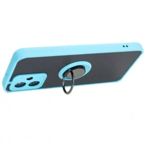 Hurtownia GSM - Etui s úchopem na prst Bizon Case Hybrid Ring pro Motorola Moto G54 5G kouřové s jasně modrým rámečkem - BIZ4013 - {ean13} - Hurt
