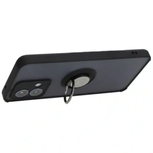 Hurtownia GSM - Etui s úchopem na prst Bizon Case Hybrid Ring pro Motorola Moto G84 5G kouřové s černým rámem - BIZ4014 - {ean13} - Hurt