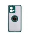 Hurtownia GSM - Etui z uchwytem na palec Bizon Case Hybrid Ring do Motorola Moto G84 5G zakouřené s tmavě zeleným rámem - BIZ4015 - {ean13} - Hurt