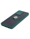 Hurtownia GSM - Etui z uchwytem na palec Bizon Case Hybrid Ring do Motorola Moto G84 5G zakouřené s tmavě zeleným rámem - BIZ4015 - {ean13} - Hurt