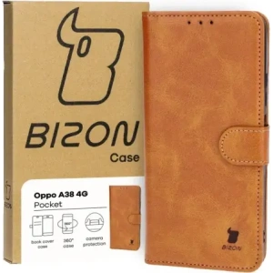 Hurtownia GSM - Bizon tok zsebbe Oppo A38 4G barna - BIZ4018 - {ean13} - Hurt
