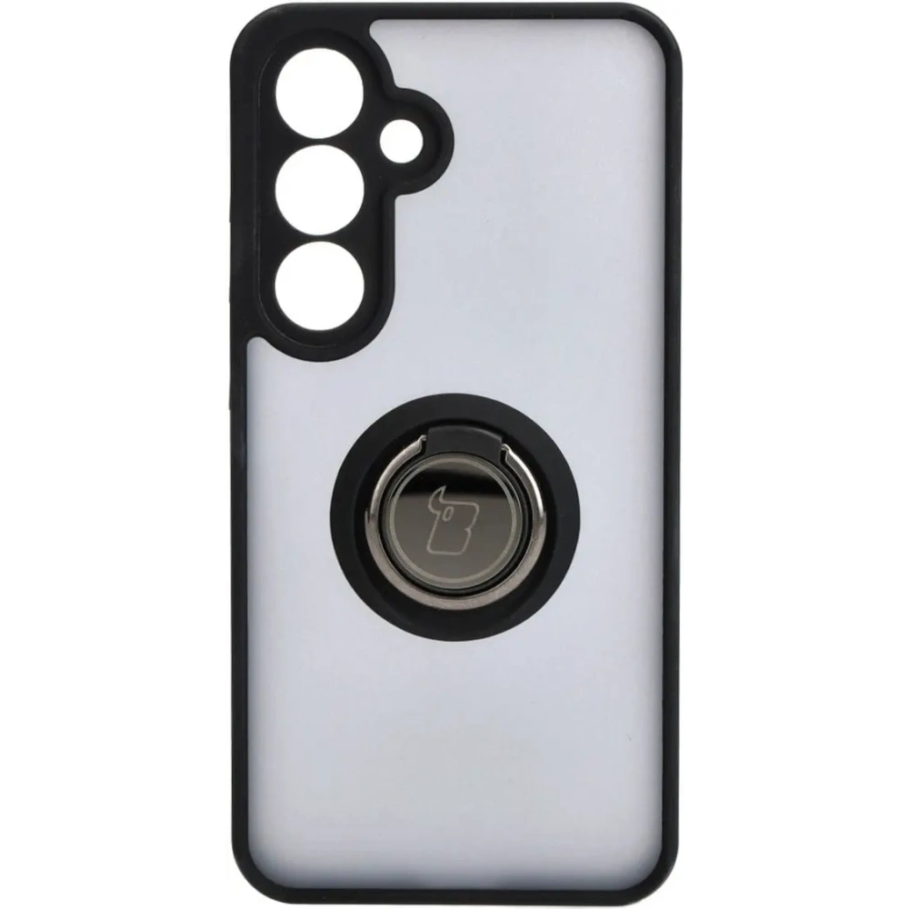 Hurtownia GSM - Bizon Case Hybrid Ring Samsung Galaxy S24 füstös fekete kerettel - BIZ4019 - {ean13} - Hurt