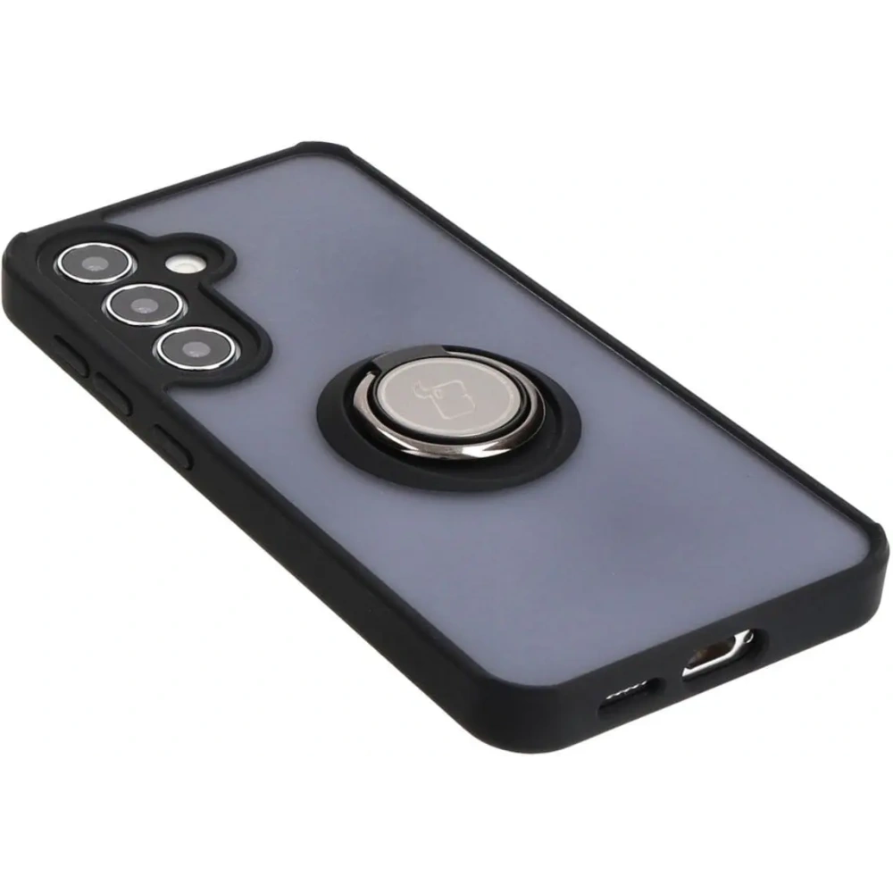 Hurtownia GSM - Bizon Case Hybrid Ring Samsung Galaxy S24 füstös fekete kerettel - BIZ4019 - {ean13} - Hurt