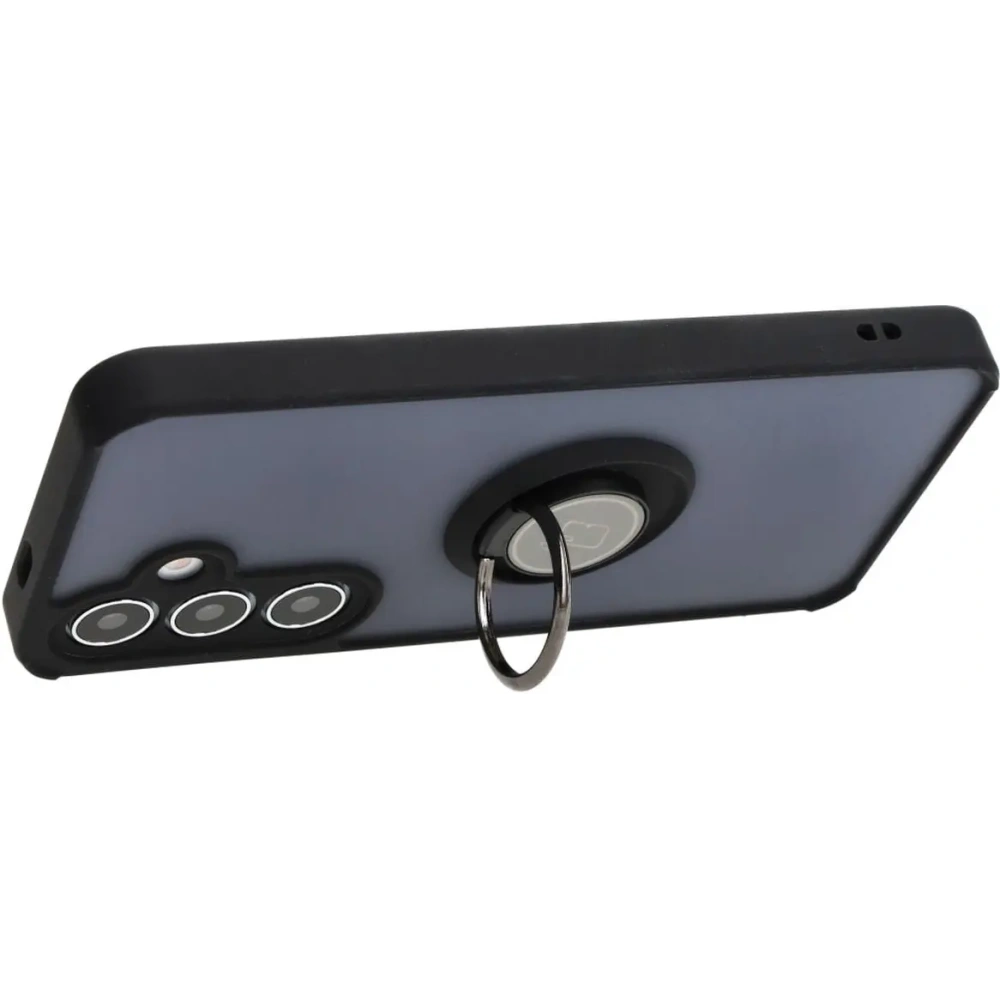 Hurtownia GSM - Bizon Case Hybrid Ring Samsung Galaxy S24 füstös fekete kerettel - BIZ4019 - {ean13} - Hurt