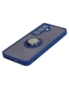 Hurtownia GSM - Bizon Case Hybrid Ring Samsung Galaxy S24 smoky cu un cadru albastru închis - BIZ4020 - {ean13} - Hurt